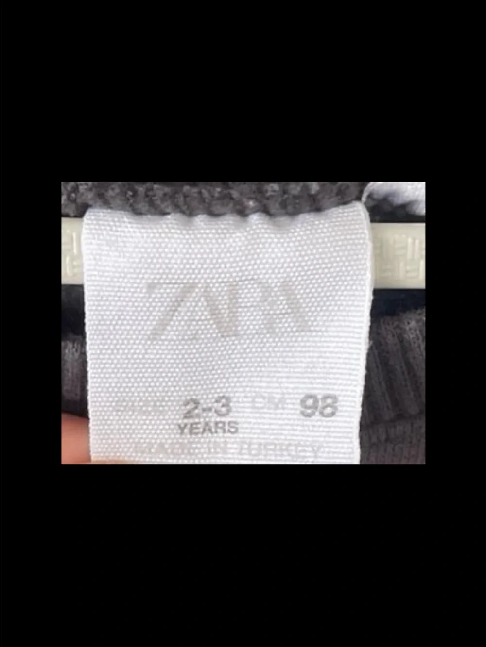 Zara Girls Mon Petit Trésor Bear Crewneck Sweatshirt Dress 2-3yrs